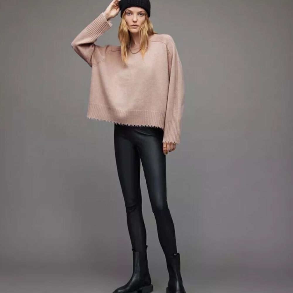 All Saints Kiera Cashmere crew neck-Z5 - Picture 4 of 7
